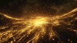 金色粒子能量爆發(fā)特效