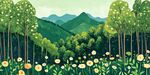 春日山林花海美景