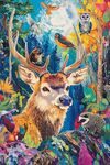 森林中的動(dòng)物奇幻聚會