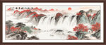 國(guó)畫山水風(fēng)景裝飾畫