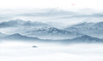 山水水墨畫