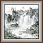 聚寶盆風(fēng)水畫