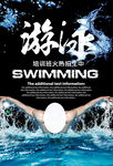 游泳運(yùn)動(dòng)海報(bào)展示
