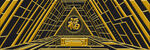 金色幾何結(jié)構(gòu)建筑內(nèi)部