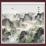 水墨山水國畫風(fēng)景圖
