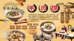 羊肉館背景墻