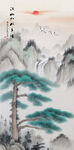 國(guó)畫(huà)迎客松