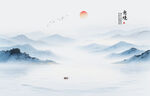 山水水墨畫(huà)