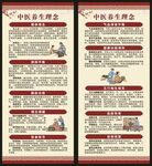 中醫(yī)養(yǎng)生知識(shí)展架