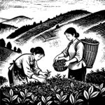 采茶女插畫