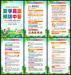 夏季高溫防中暑宣傳海報(bào)
