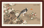 復(fù)古花鳥畫