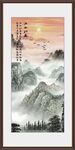 玄關(guān)山水畫