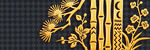中式金色花鳥(niǎo)裝飾圖案