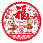 2026馬年窗花