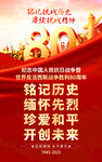 抗戰(zhàn)勝利80周年海報