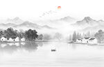 水墨山水畫