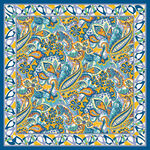 佩斯利腰果花圖案絲巾方巾設(shè)計