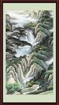 山水中堂畫