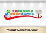 關(guān)愛精神疾病患者文化墻