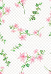 粉色花卉藤蔓無(wú)縫圖案