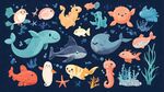 海洋可愛生物大集合