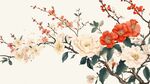 中式繁花圖