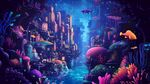 夢(mèng)幻海底城市景觀