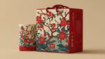中式花卉圖案精美禮品包裝