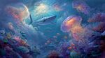 夢(mèng)幻深海世界奇幻景象