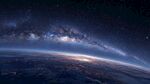 地球之上的璀璨星河景觀