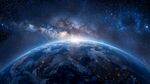 夢幻宇宙下的璀璨地球