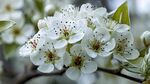 梨花綻放 盡顯春日之美