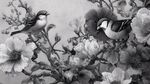 黑白花鳥(niǎo)圖