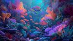 夢幻絢麗的海底魚群景觀