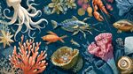 海洋生物繽紛海底世界