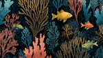 海底夢(mèng)幻珊瑚與游魚(yú)景象