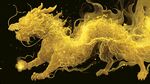 金色火焰祥龍 霸氣十足