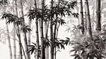 水墨竹林圖