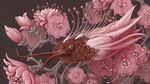 夢幻粉色花卉微觀藝術(shù)圖