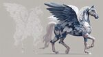 機(jī)械羽翼飛馬概念設(shè)計(jì)圖