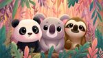 三只萌寵的叢林歡樂時(shí)光