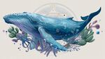 夢幻藍(lán)鯨與海底奇妙生物
