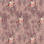 淡紫色底花卉圖案紋理