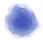 藍色漸變抽象幾何圖形