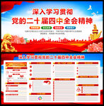 二十屆四中全會展板