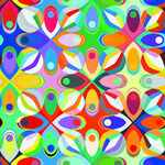 多彩幾何圖案抽象藝術(shù)背景