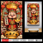 財(cái)神爺送財(cái)啦