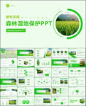 綠色環(huán)保森林濕地環(huán)境保護(hù)PPT