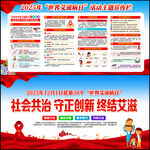 2025年世界艾滋病日主題海報